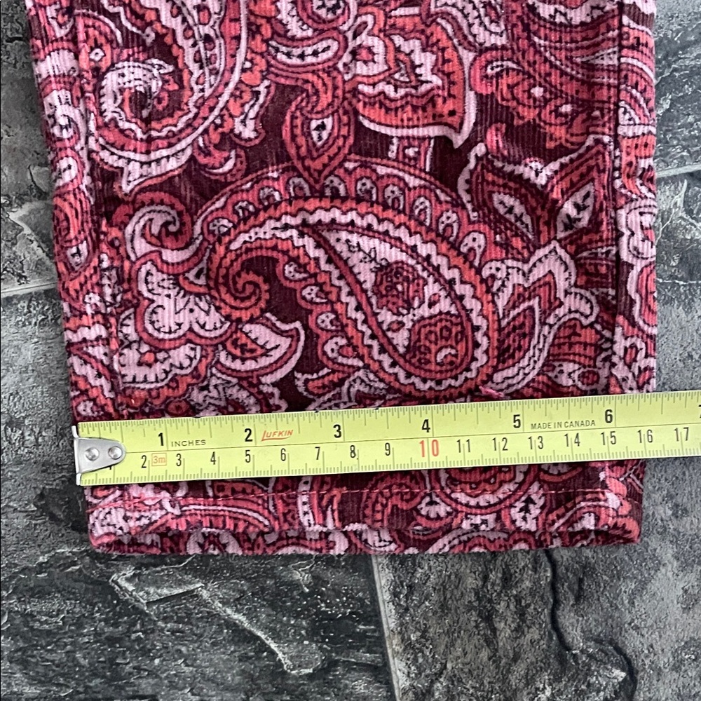 PRANA Paisley Print Women's Straight-leg Pants Preppy Casual Coastal Colourful - Picture 9 of 13